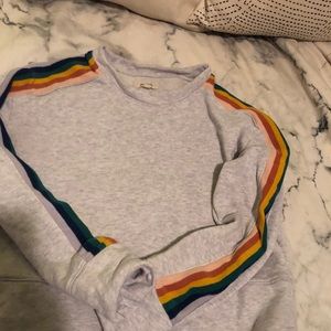 Madewell cropped sweatshirt